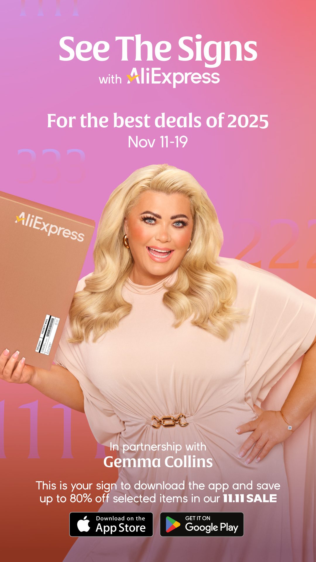 Gemma Collins OOH variant