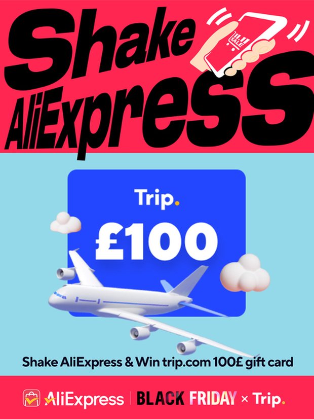 Shake AliExpress × Trip.com 权益置换素材